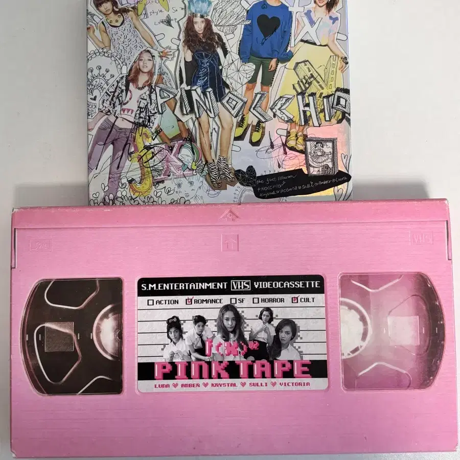 レア！廃盤　f(x) PINK TAPE＆PINOCCHIO レア！廃盤 f(x) PINK TAPE＆PINOCCHIO レア！廃盤 f(x) PINK