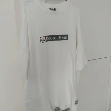 빅 사이즈 DOUBLEHARD 로고 티셔츠 XXXL 화이트 nitraid