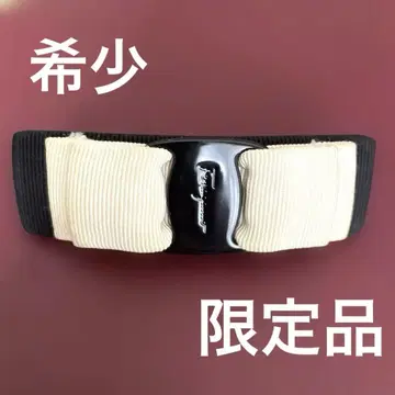 초레어 페라가모 한정판 헤어 머리핀 리본