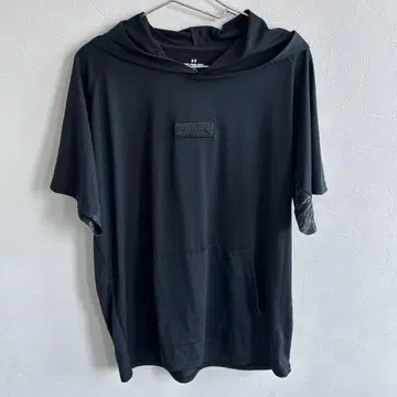 언더아머 남성용 반팔 후드티 2XL 블랙
