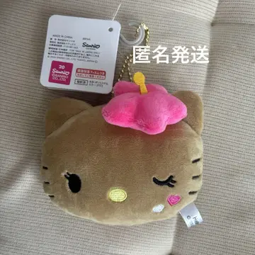 새상품 일광화상 키티 봉제 인형 거울 하이비스커스 헬로키티