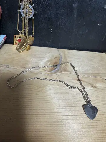 빈티지 피크 실버 목걸이