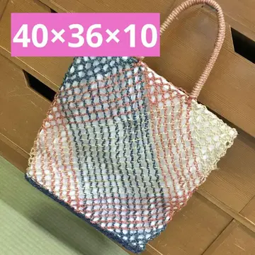 캐주얼 메쉬 디자인 바스켓백