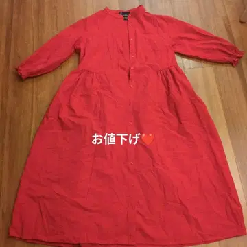 FELISSIMO 코토리푸 빨간 원피스