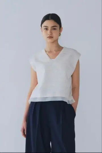 yori shirocon milky 컬러 세일러 베스트 34