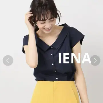 IENA 이에나 일본제 디자인 컬러 2way 블라우스