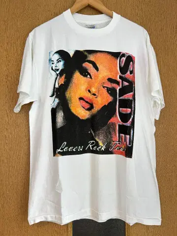 sade 샤데 티셔츠 summer deluxe y2k XL 화이트