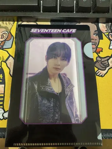 Seventeen 카페 정한 클리어 파일 엽서 세트