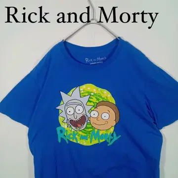 Rick and Morty 캐릭터 티셔츠 릭 앤 모티 L