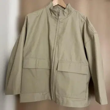 H&M 노카라 자켓 M 베이지