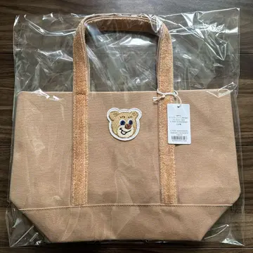 러브라리 바이 페일러 올드 테디 와펜 토트백 베이지