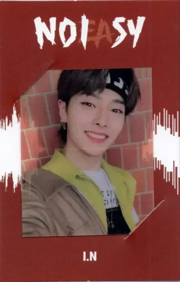 StrayKids NOEASY I.N 트레이딩 카드 빨간색 프레임