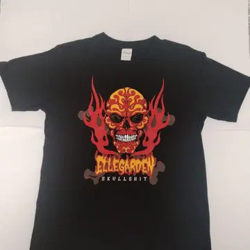 ELLEGARDEN SKULLSHIT 프레임 스컬 티셔츠