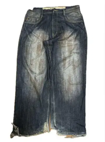 pepe jeans 초와이드 sk8 jnco B계열 BBOY 데님 데미지