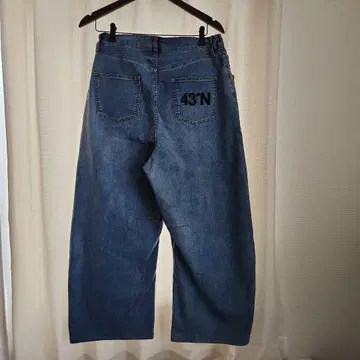 새상품, 앙코 키네, 라이트 블루 커비 스트레치 데님 43'N