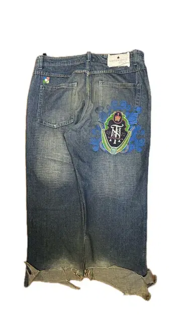 초와이드 데님 coogi 자수 sk8 B계 w40