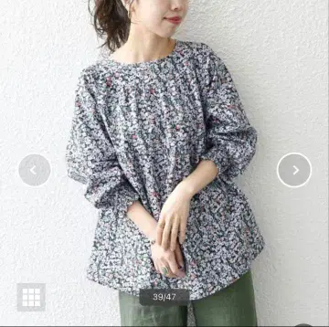 SHIPSany 미니 축구 티어드 블라우스