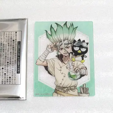 Dr.STONE 이시가미 센쿠 산리오 아크릴 카드 배드바츠마루 등신