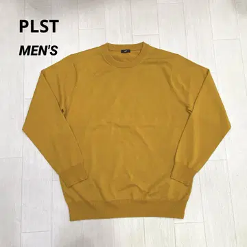 PLST 엑스트라 파인 메리노 울 크루넥 스웨터 니트