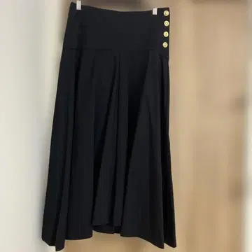 타임세일 자라 플레어 스커트 롱 네이비