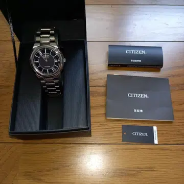 CITIZEN 에코 드라이브 손목시계 블랙