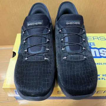 스케쳐스 슬립인 블랙 23cm