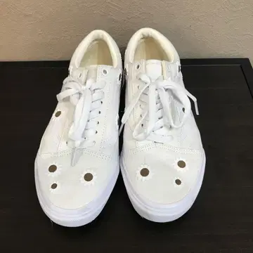 VANS 올드스쿨 WHITE/FLOWER 데이지 24.5cm
