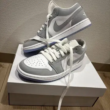 WMNS AIR JORDAN 1 LOW 24cm 그레이
