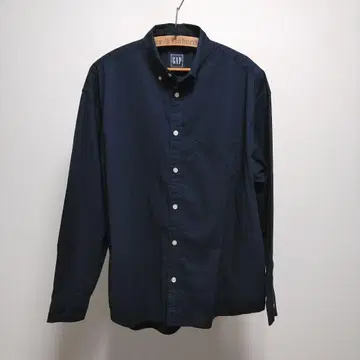 갭 GAP 네이비 빅 셔츠