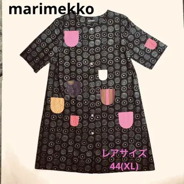 레어 사이즈 XL marimekko 마리메꼬 여성용 원피스 무릎 기장