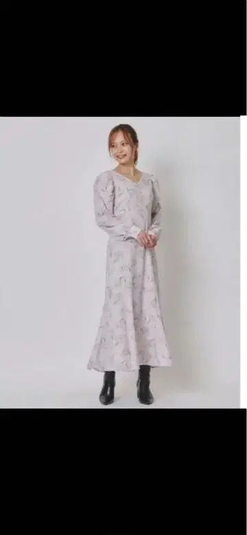 And Couture 펜슬 플라워 내로우 원피스