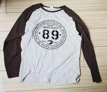 GASP 티셔츠 화이트 롱T 긴팔 바디빌딩