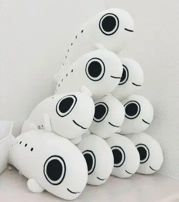 [가격 인하 협상 불가] 에노시마 수족관 멸치 봉제 인형 10개 세트