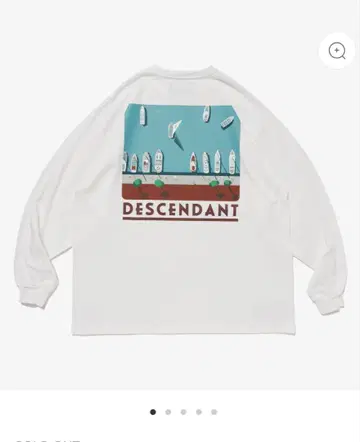 DESCENDANT Fit out LS XL 롱 T 론 헤르만