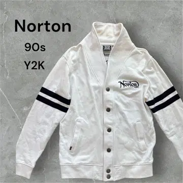 Norton 로고 자수 자켓 L 화이트