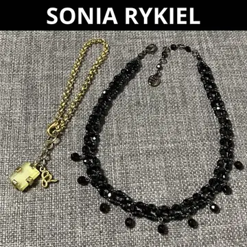 SONIA RYKIEL 소니아 리키엘 목걸이 팔찌 세트