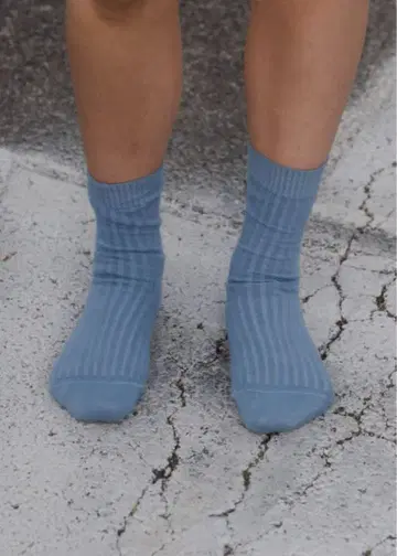 BASERANGE RIB OVERANKLE SOCKS 삭스
