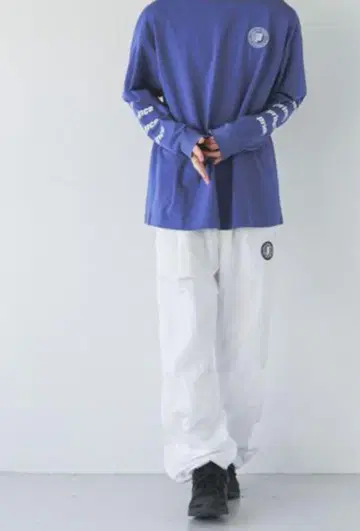 LOWRYS FARM UNISEX prince 나일론 팬츠 화이트