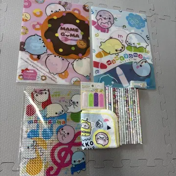 마메고마 책받침 클리어 파일 스미코구라시 야와 캡 연필 타월