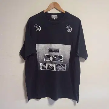 C.E (CAV EMPT) 티셔츠 반팔 로고 프린트 블랙 XL