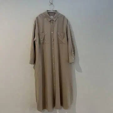 Spick&Span 셔츠 원피스 베이지