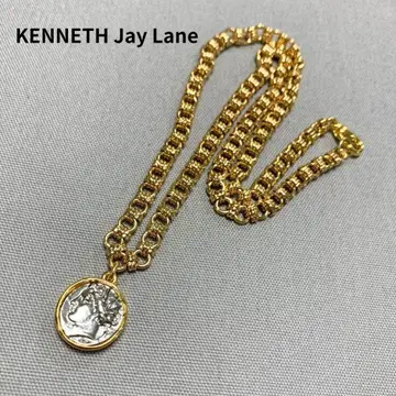새상품급 KENNETH Jay Lane 케네스제이레인 코인 목걸이