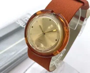미사용 새상품 Swatch 스와치 POP 팝 쿼츠 아날로그 손목시계 3침