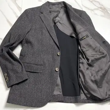 미사용급 아티산 스트레치 테일러드 자켓 헤링본