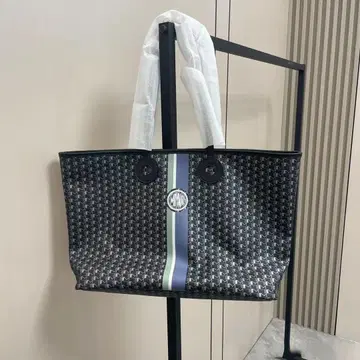 나일론 스트라이프 토트백