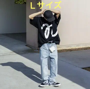 naptime 티셔츠 블랙 L 사이즈