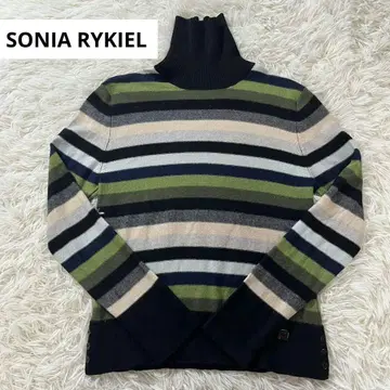 SONIA 스트라이프 터틀넥 스웨터 40