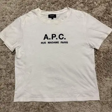 A.P.C. 화이트 티셔츠 S 사이즈
