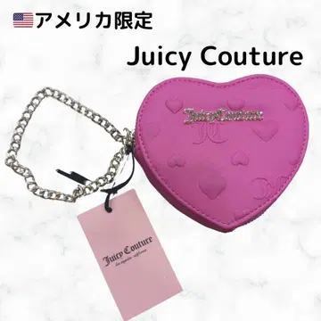 [ 미국 한정 ] Juicy Couture 하트 모양 코인 케이스 핑크