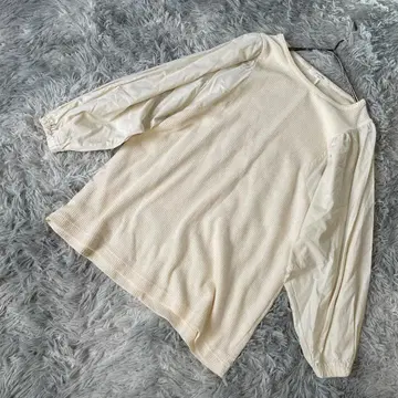 사만사 모스모스 볼륨 슬리브 튜닉 아이보리 프리 사이즈